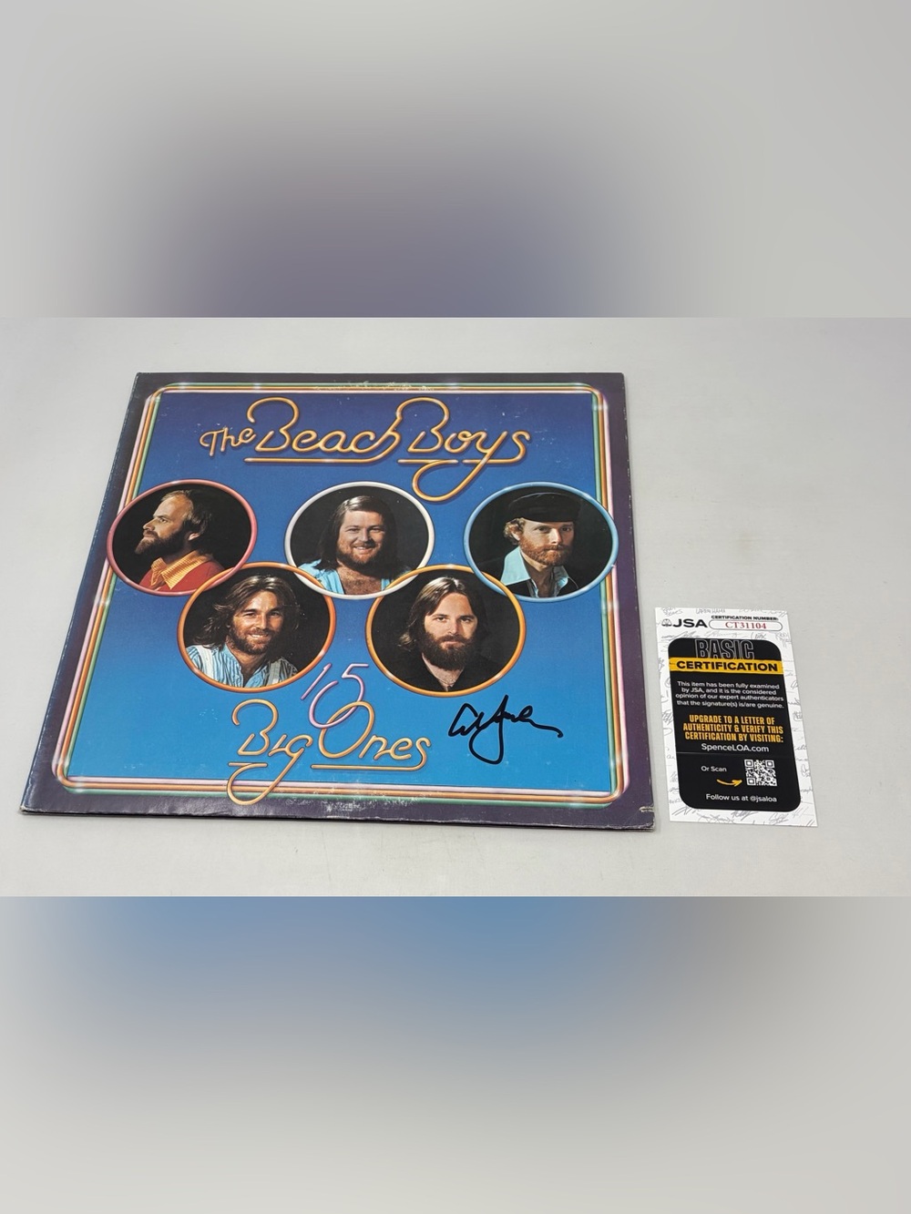 Al Jardine signed The Beach Boys 15 Big Ones Album JSA COA